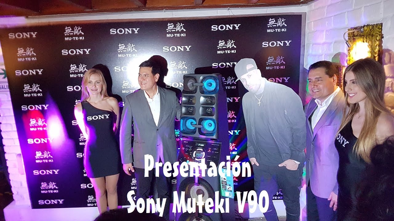 Presentaci&oacute;n en el Per&uacute; del sistema de sonido Sony Muteki V90
