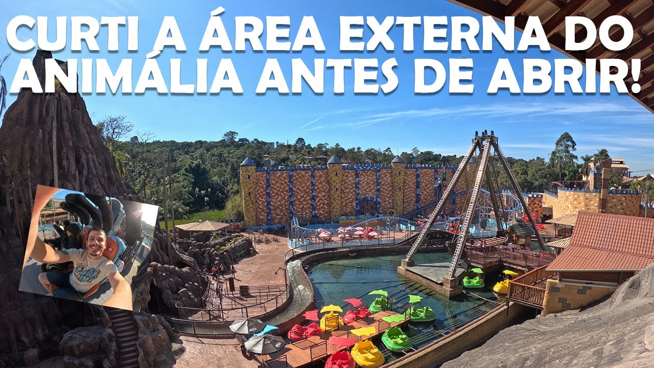 Curti a NOVA ÁREA DO ANIMÁLIA PARK antes de TODO MUNDO!
