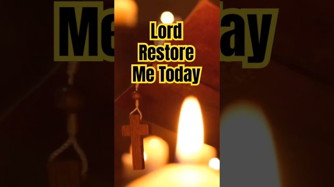 Lord Restore Me Today #prayersanswered #prayerinc #prayercompanion #prayerwarrior #restoration