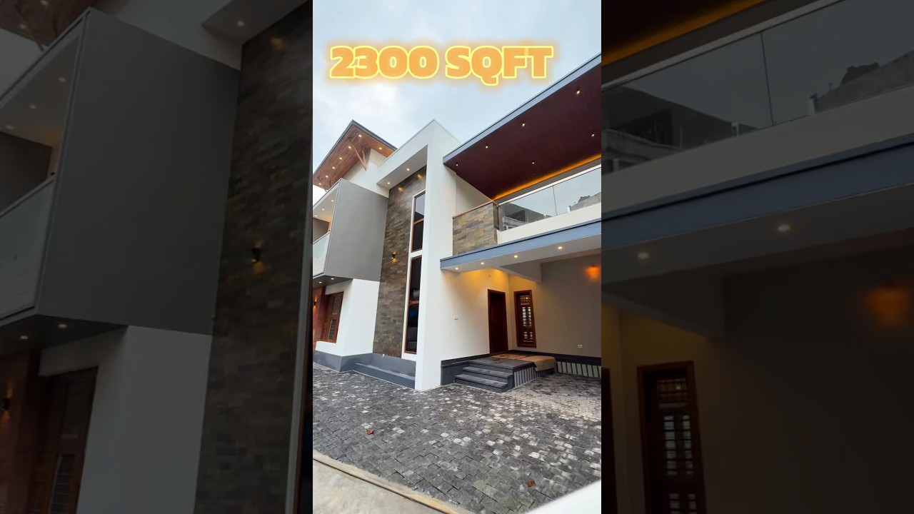 4 Bhk Modern Villa at a Prime Location in Kochi 📍 #hometour #shorts #housedesign