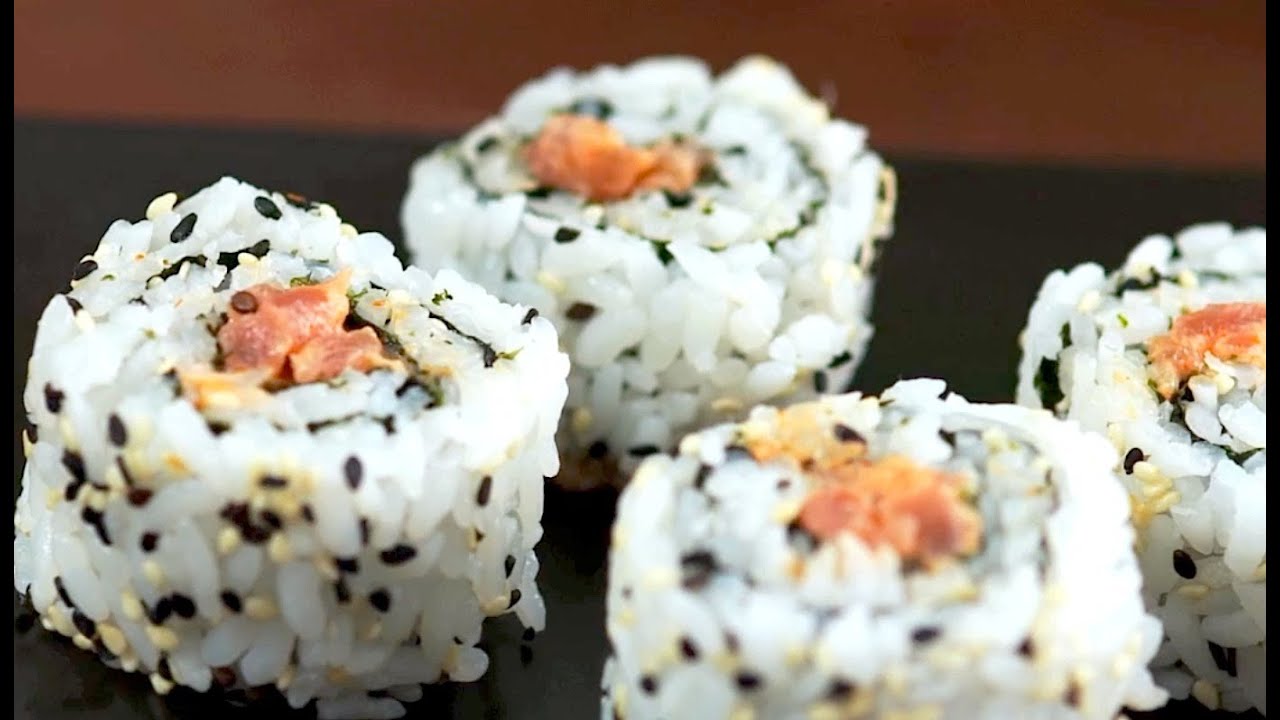 How to Make Inside Out Sushi Rolls