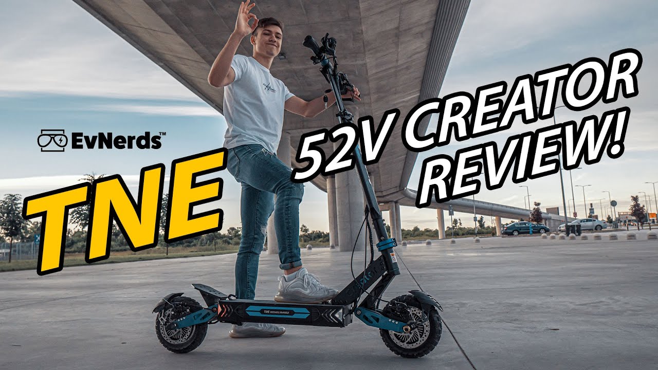 TNE 52V CREATOR 2400W Electric Scooter REVIEW!