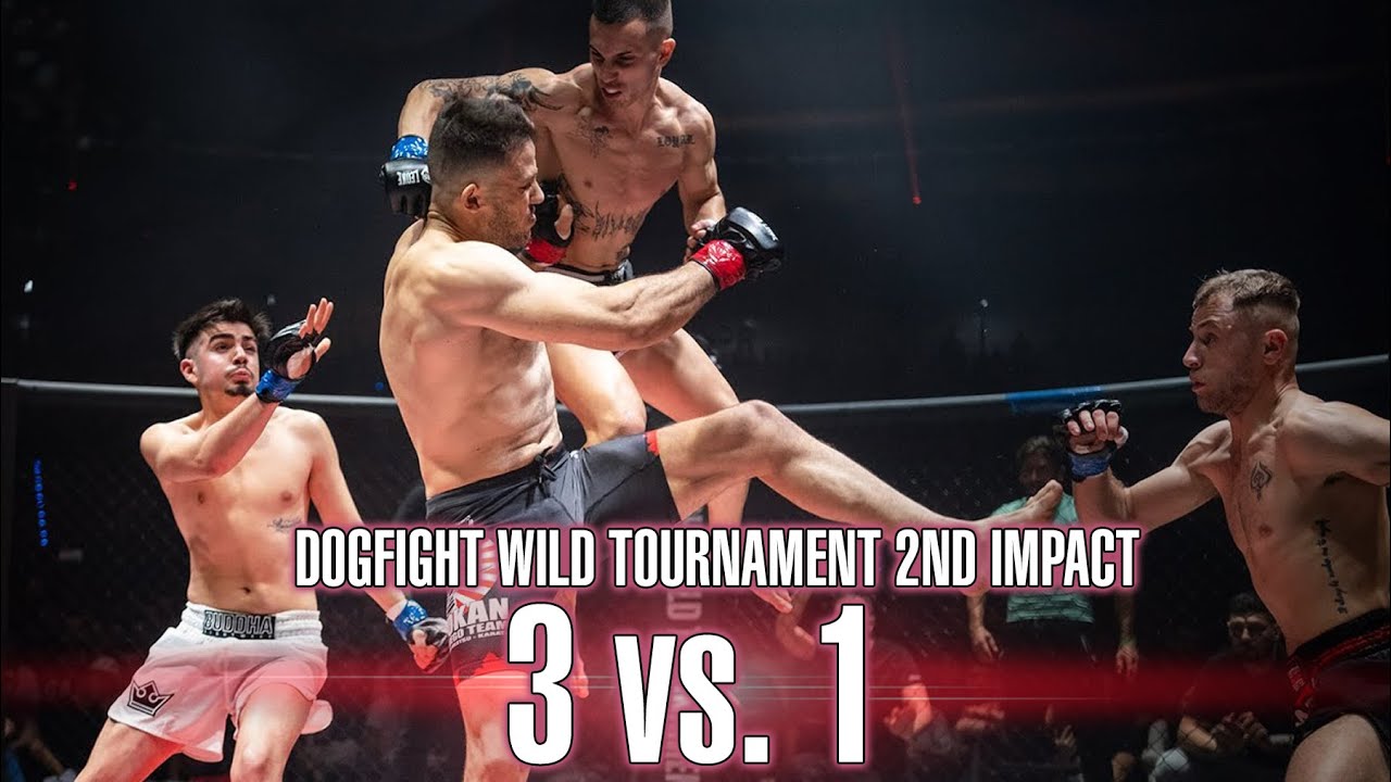 😲 El 3vs1 del DOGFIGHT WILD TOURNAMENT 2nd IMPACT de Jordi Wild (reacci&oacute;n)
