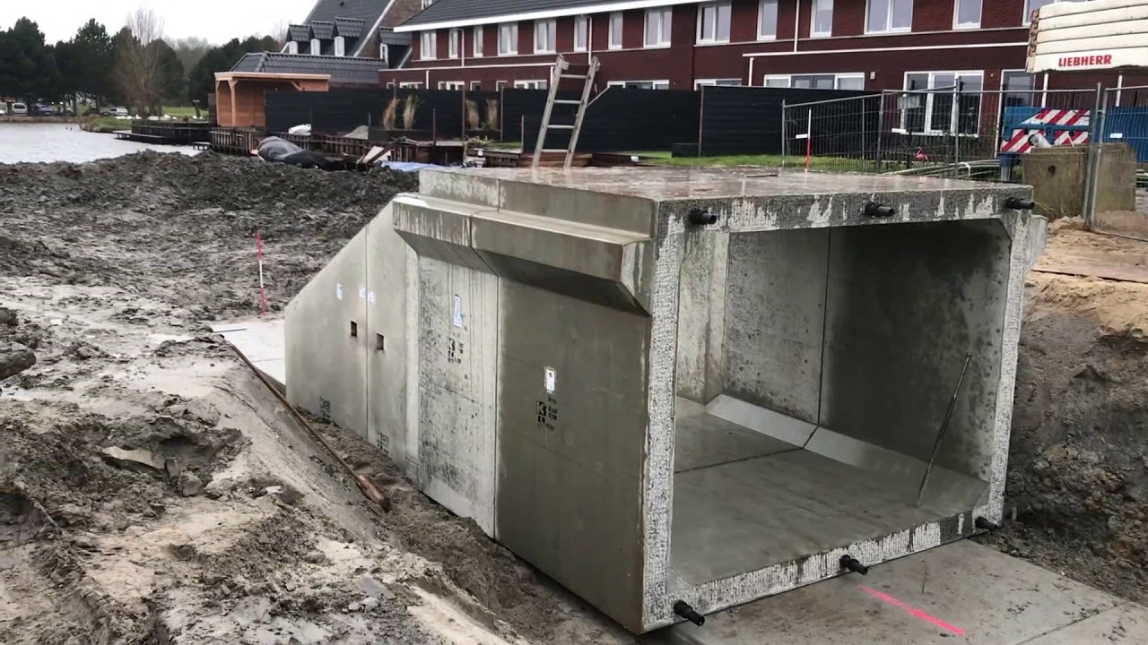 Plaatsen duiker Schuitvaerder, Onderdijk