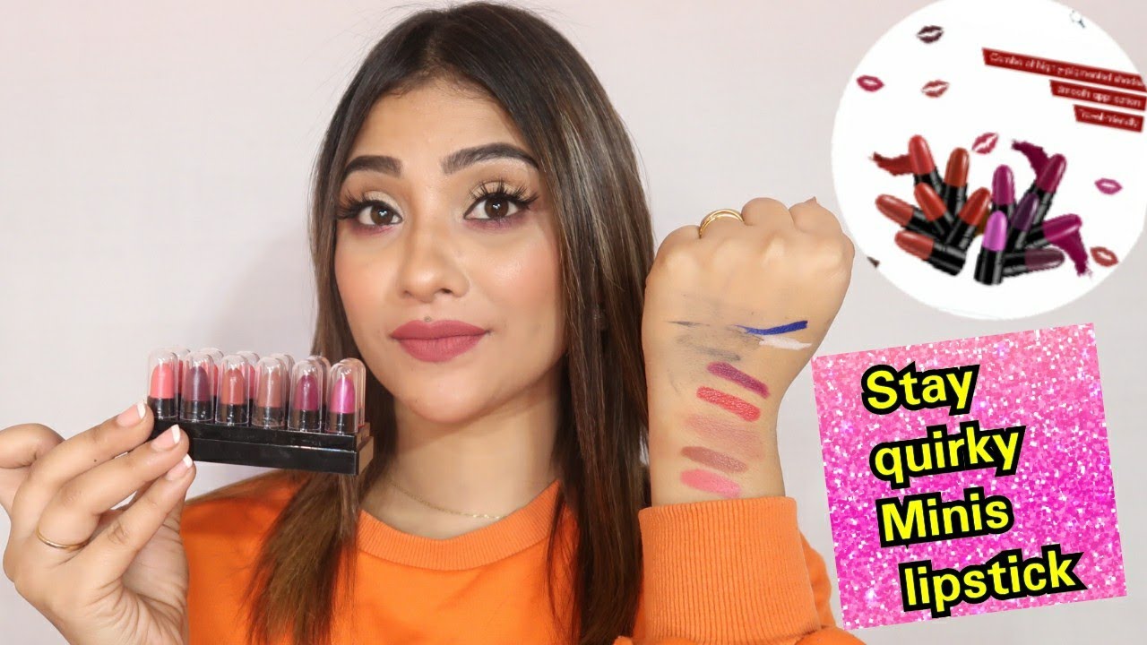 Mini Lipstick ||  most beautiful shades under 25 Rs.