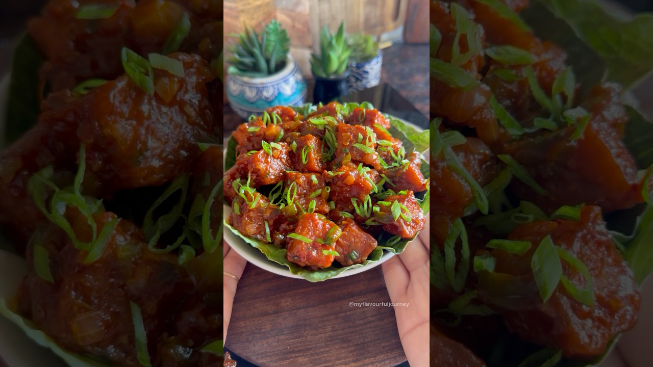 Non-fried Manchurian #recipeshorts #shorts #viralshort