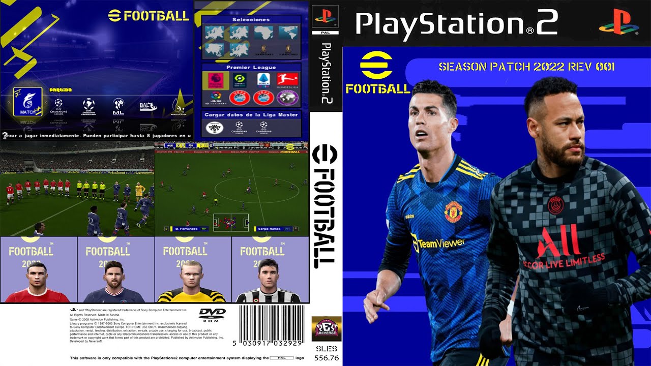 Pes 2022 PS2 Season Patch Rev 001 By Pes Universe Review & Gameplay en español