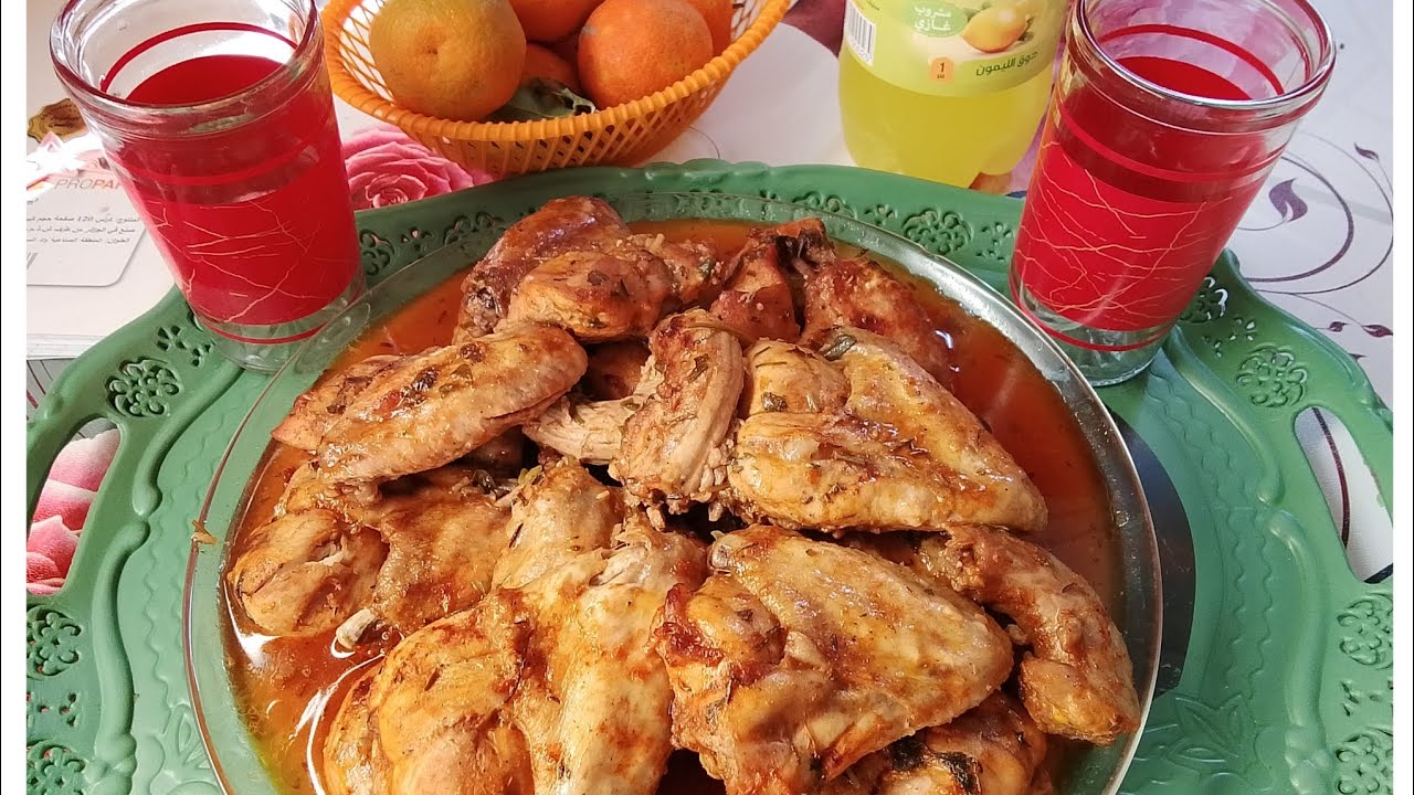اجنحة الدجاج محمرين فالفرن😋 