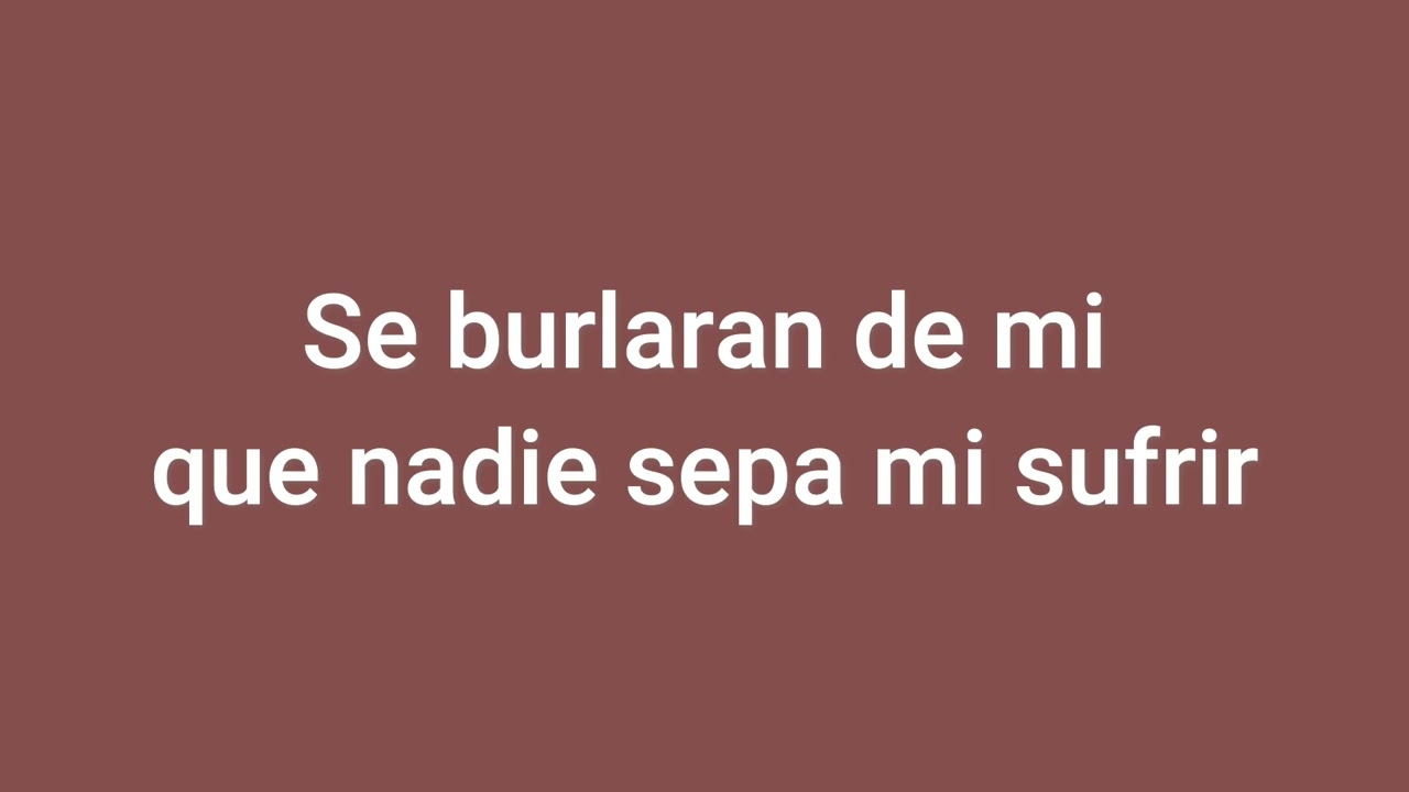 Que Nadie Sepa Mi Sufrir  Julio Jaramillo  Karaoke