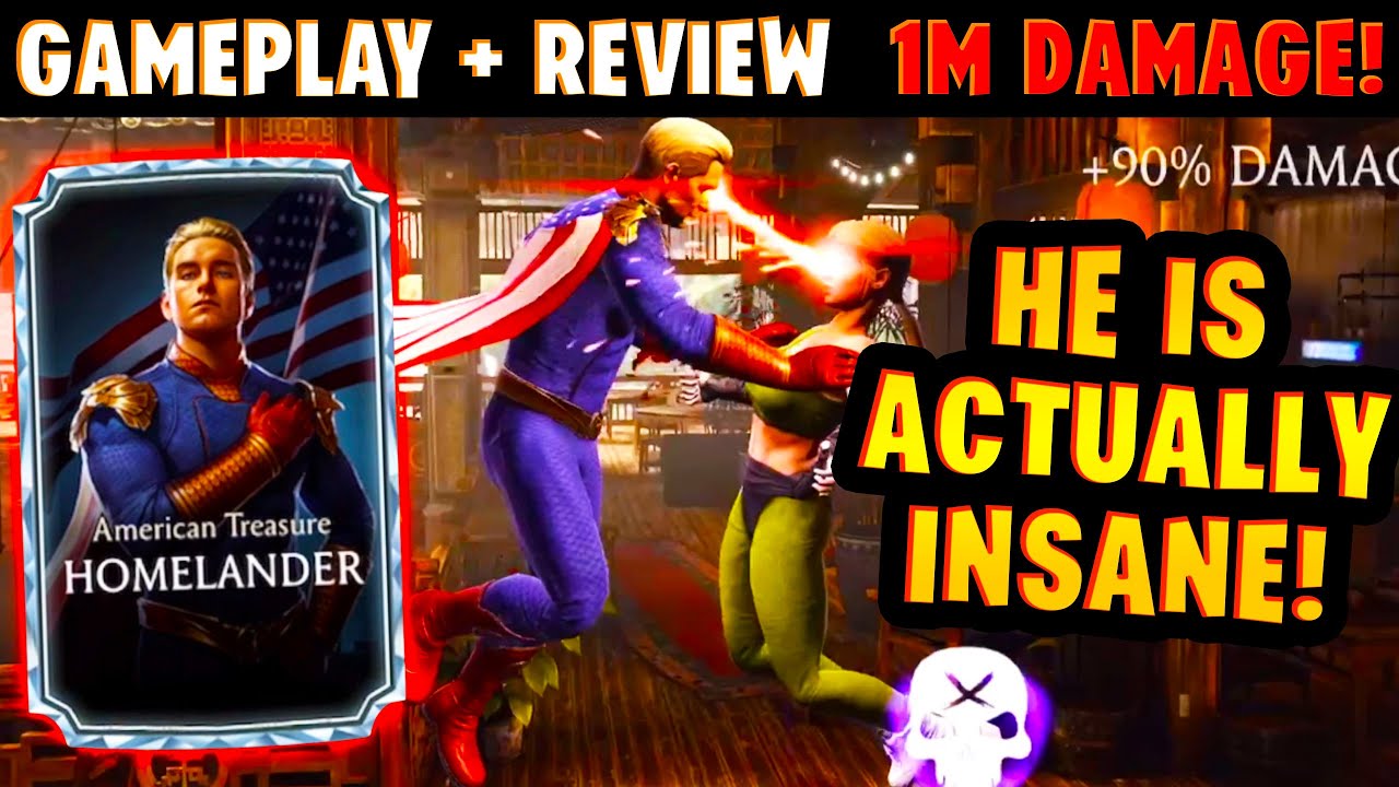 Homelander Gameplay in MK Mobile! Finally We Got INCREDIBLE DIAMOND!