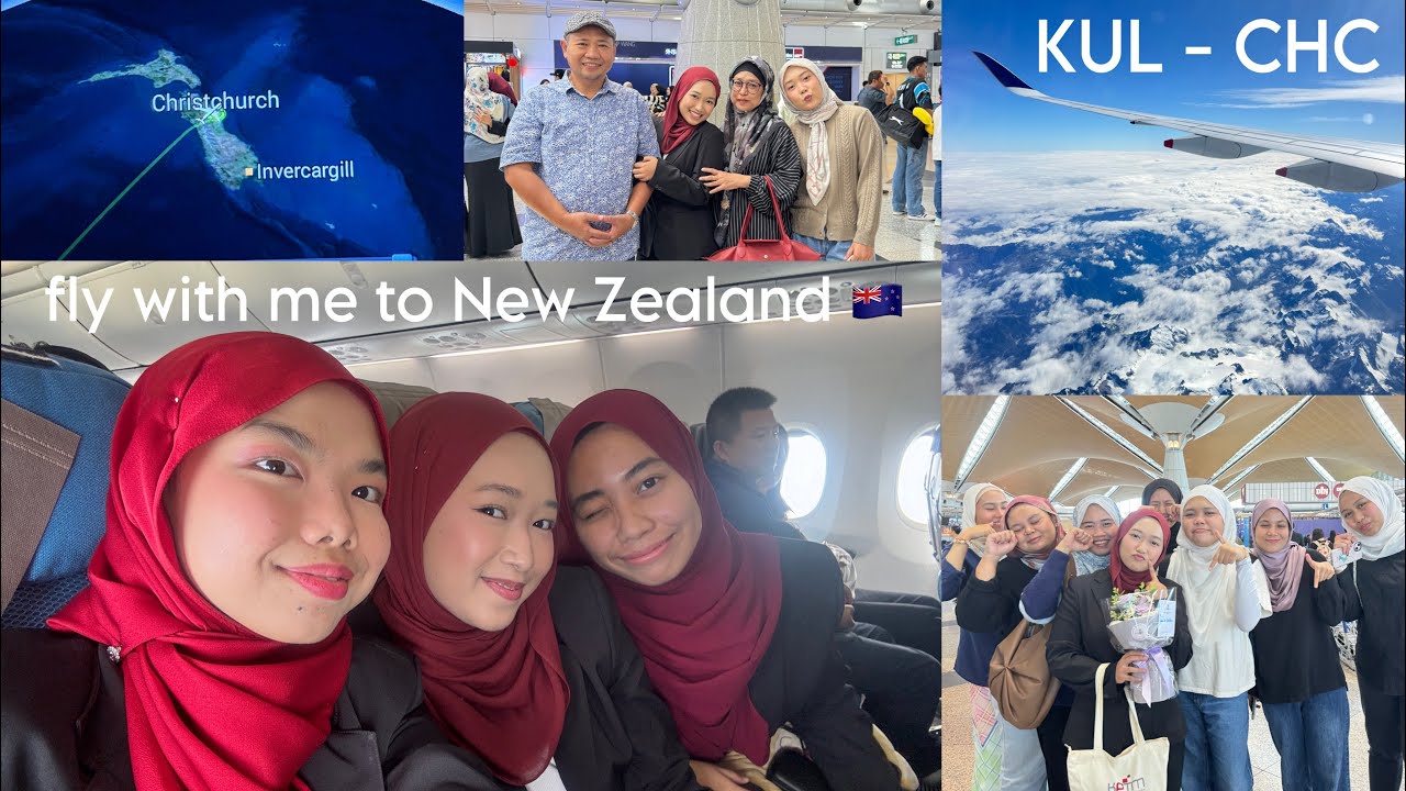 KUL-CHC 🛬🇳🇿 study abroad vlog to new zealand!