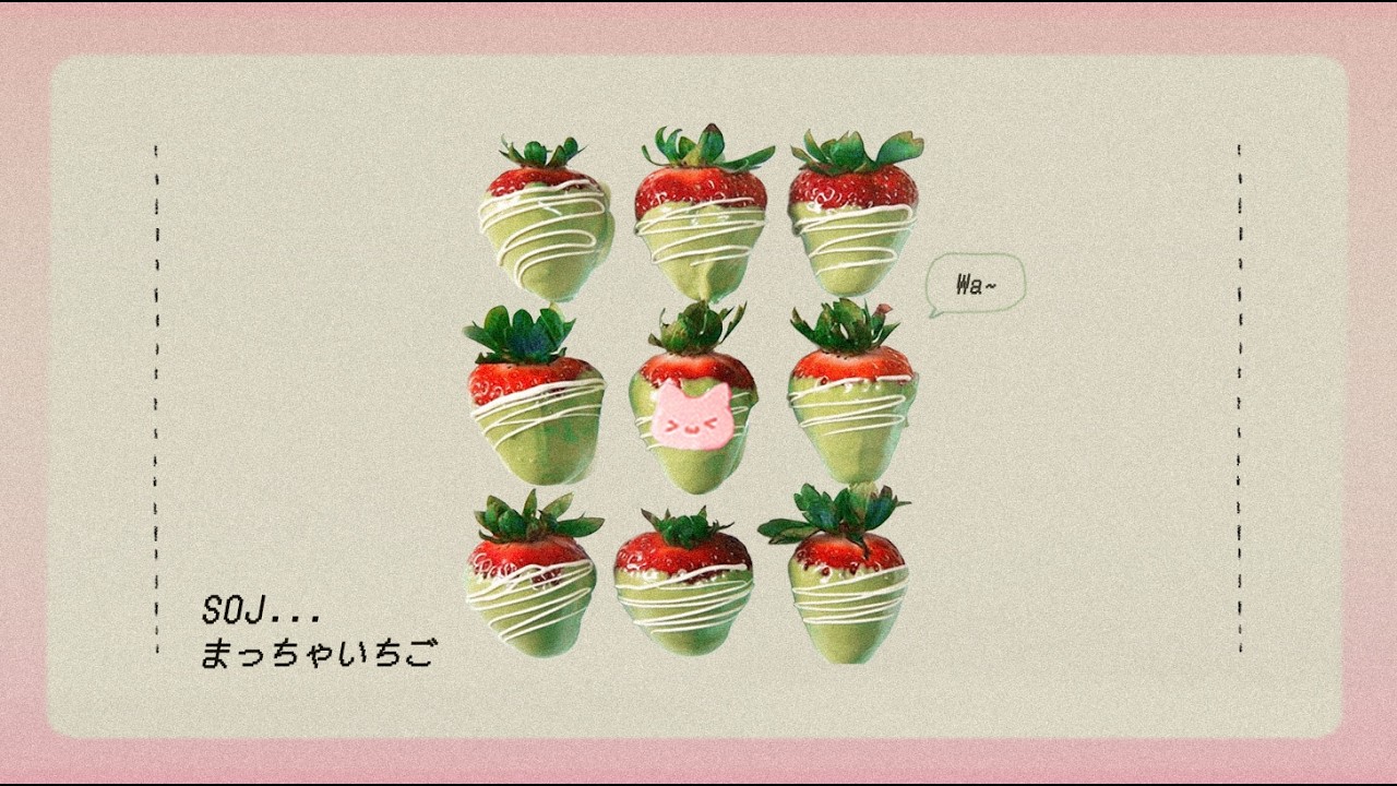 [matcha & strawberries...🍓🍵] progress begins the moment you step forward.