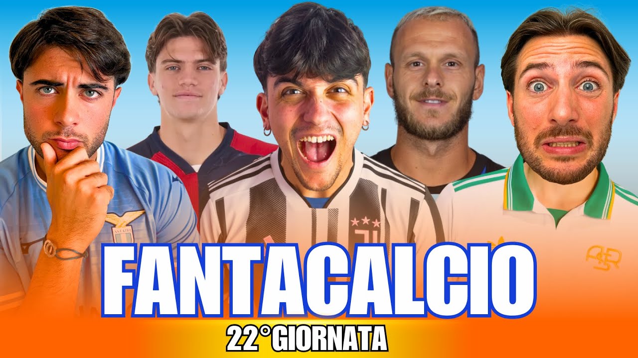 😱 MCMIMMO PRIMO?! 22ª GIORNATA del nostro FANTACALCIO! ⚽️🏆
