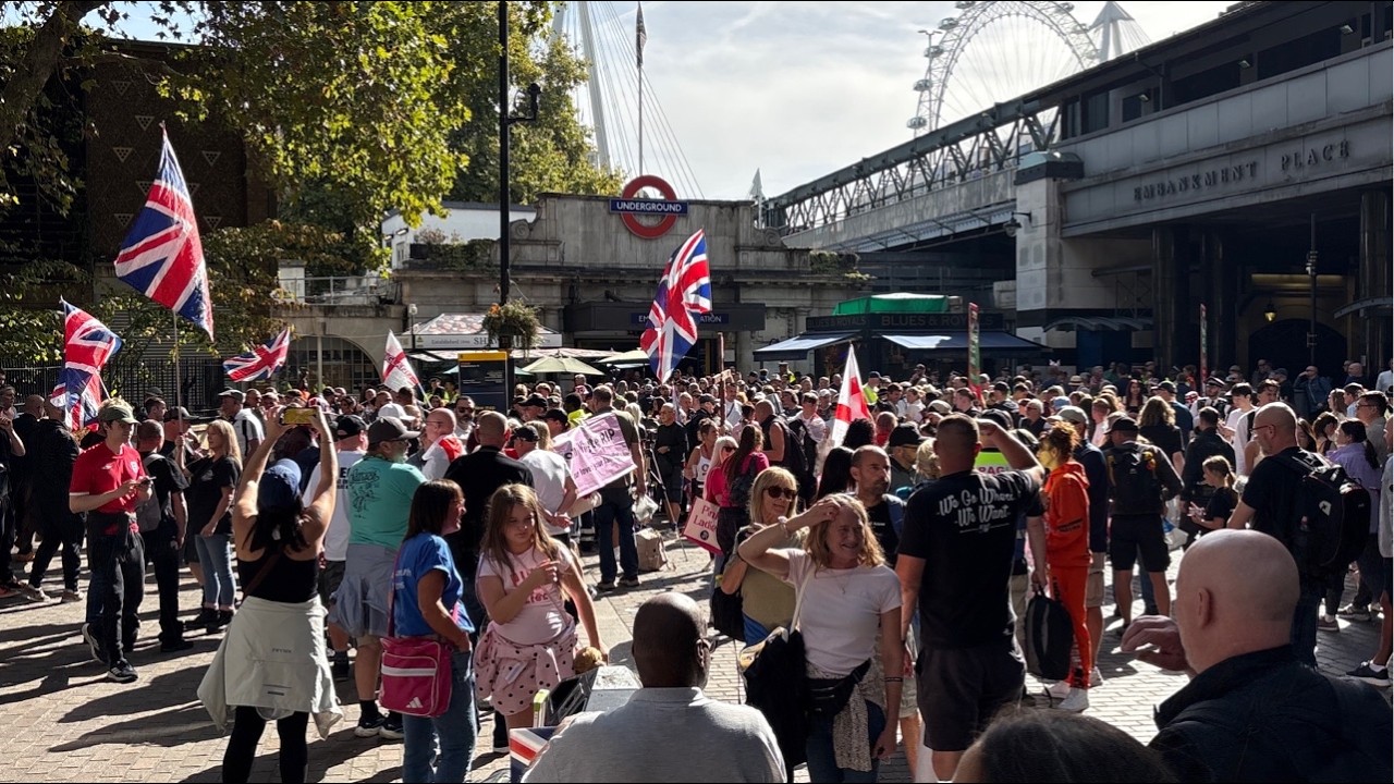 🚨Watch live: Football Lads Alliance For The Children Protest - London