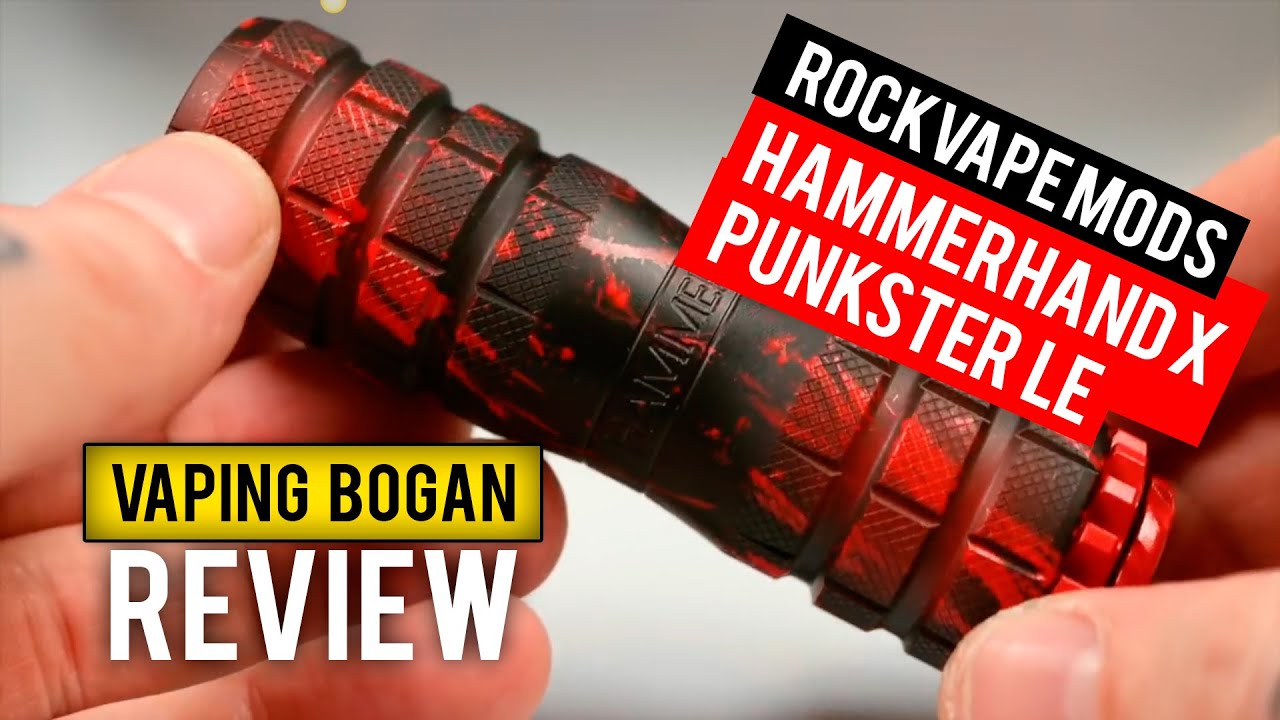Hammerhand 21700 Mech   Rock Vape Mods   Vaping Bogan