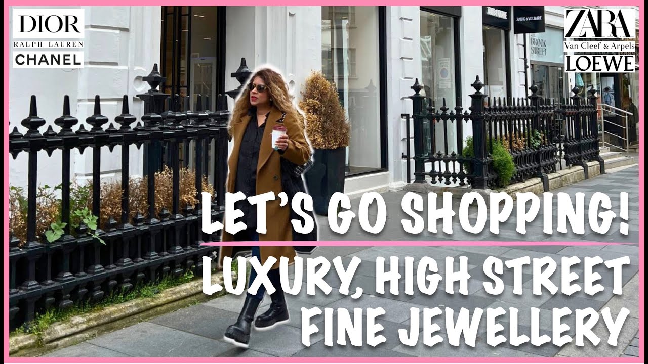 Shopping in Zara, Van Cleef Arpels, Ralph Lauren, Loewe | Luxury Shopping Vlog 2023