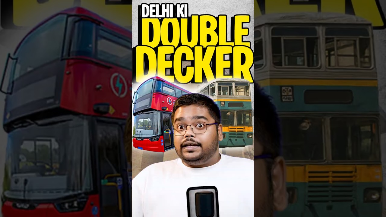 Double Decker Bus Is Back In Delhi! 😃 #cars24