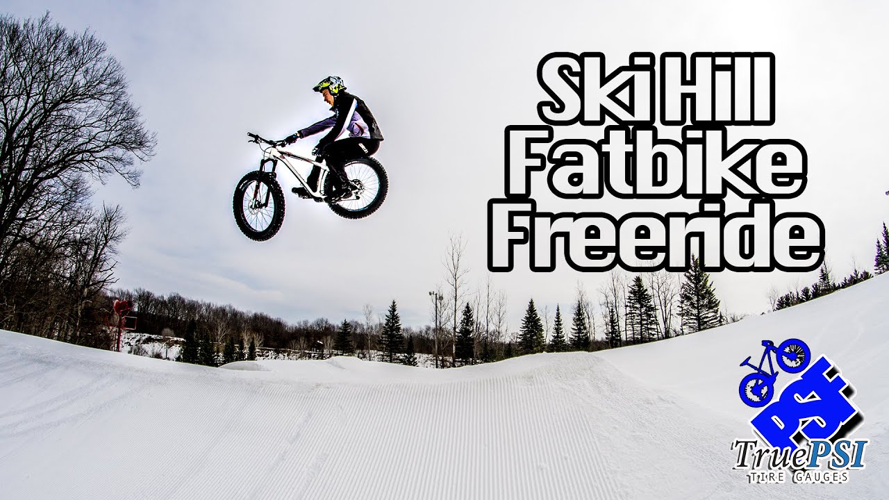 Fatbike Freeride at a Ski Hill! Riding Alpine Valley Resort in Elkhorn, WI PSF Style