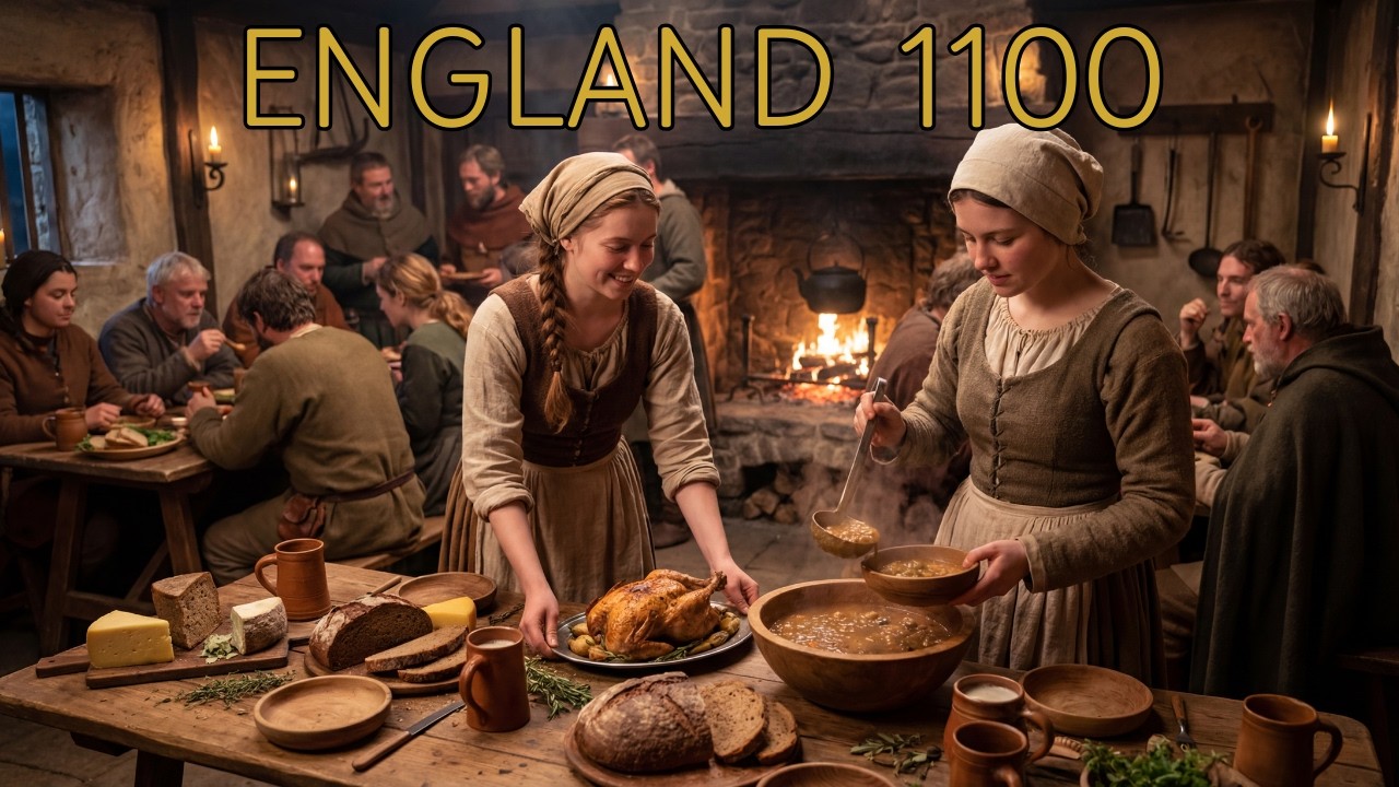 1100s AD: What Villagers Ate in Medieval Alehouses (England)