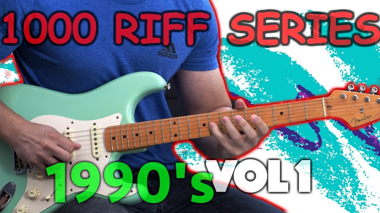 40 Best 90s Guitar Riffs  - Vol 1 (4K)