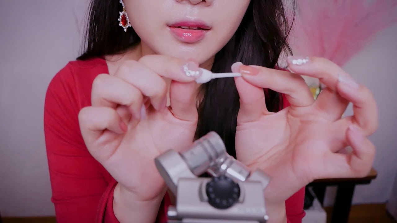 ASMR [ENG sub]Deep Ear Cleaning !! Whispering for Sleep