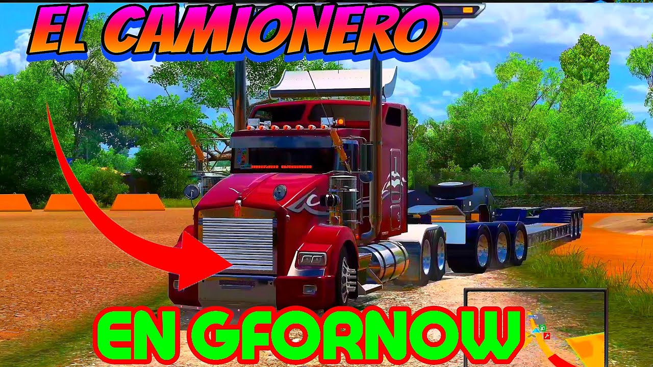 ANDROID GRAFICOS 4K carreteras HONDUREÑAS con el KENWORTH T800 FULL LOWBOY OVERZIZE LOAD TUNNING
