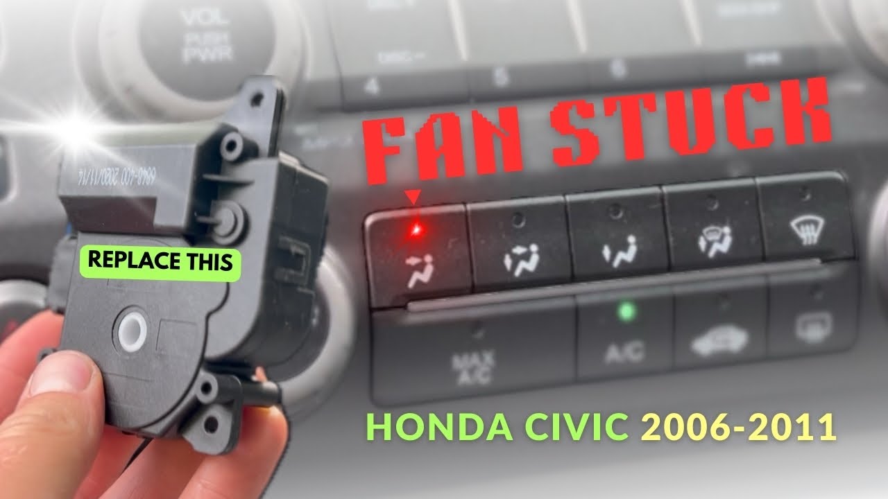 Замена неисправного привода воздушной заслонки на Honda Civic 2006-2011 годов выпуска — простой в...