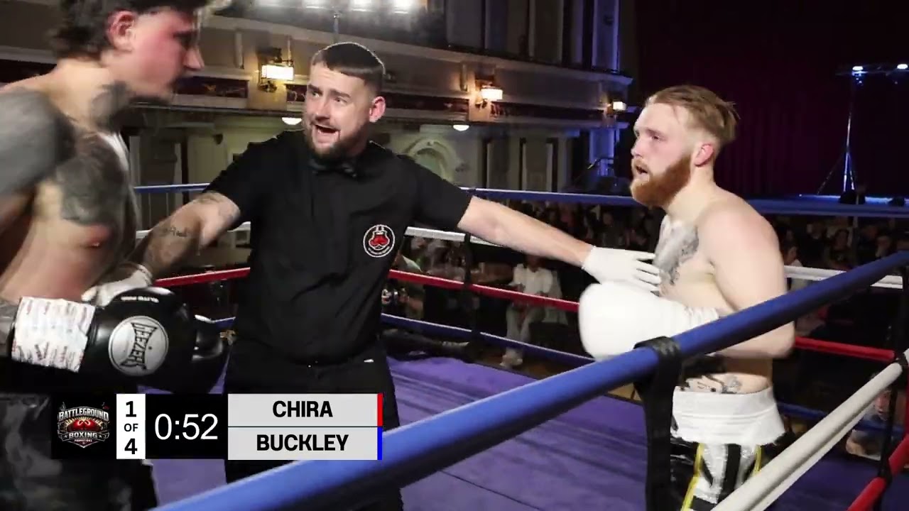 Jacob Chira vs Aiden Buckley | Area Cruiserweight Title | Fight Club 6 | Battleground Promotions