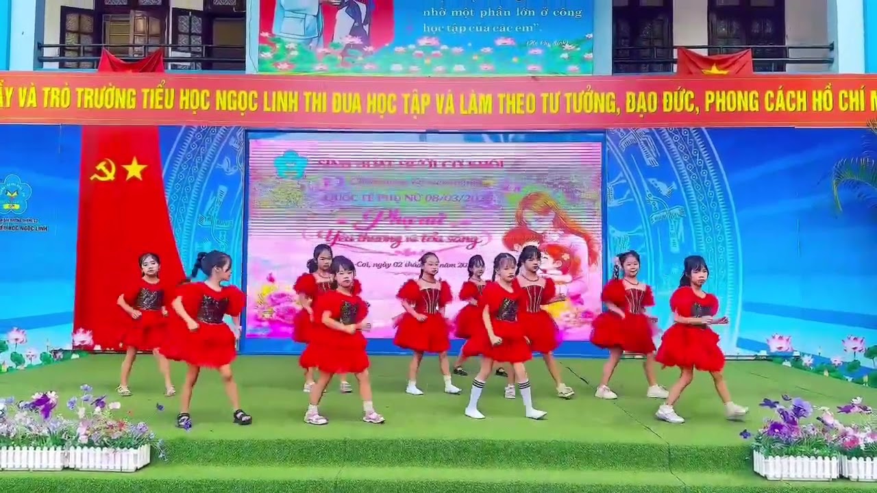 Quốc Tế Phụ Nữ 8-3-2026, văn nghệ Trường Tiểu Học Ngọc Linh
