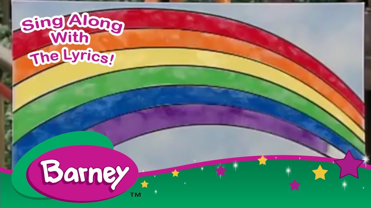 Barney - Rainbow Song - Sing Along! (10 MINUTES)