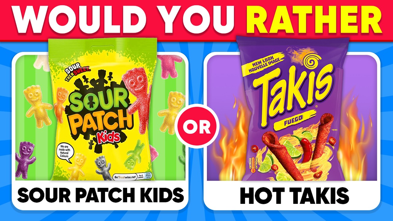 Would You Rather...? Junk Food Edition 🍨🍟 | 2026 Food Favorites | Quiz Dino