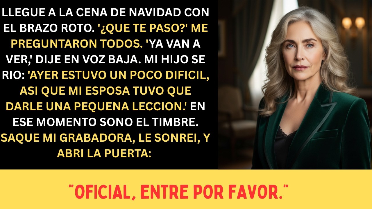 “Mi Esposa Le Dio Una Lección”, Dijo Mi Hijo Cuando Me Senté A La Mesa Con El Brazo Roto…