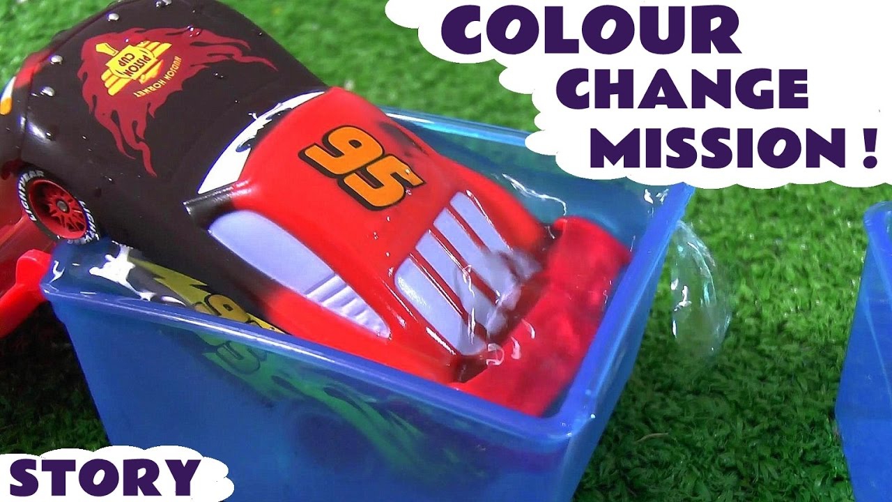 Cars Toys Colour Change Lightning McQueen Story