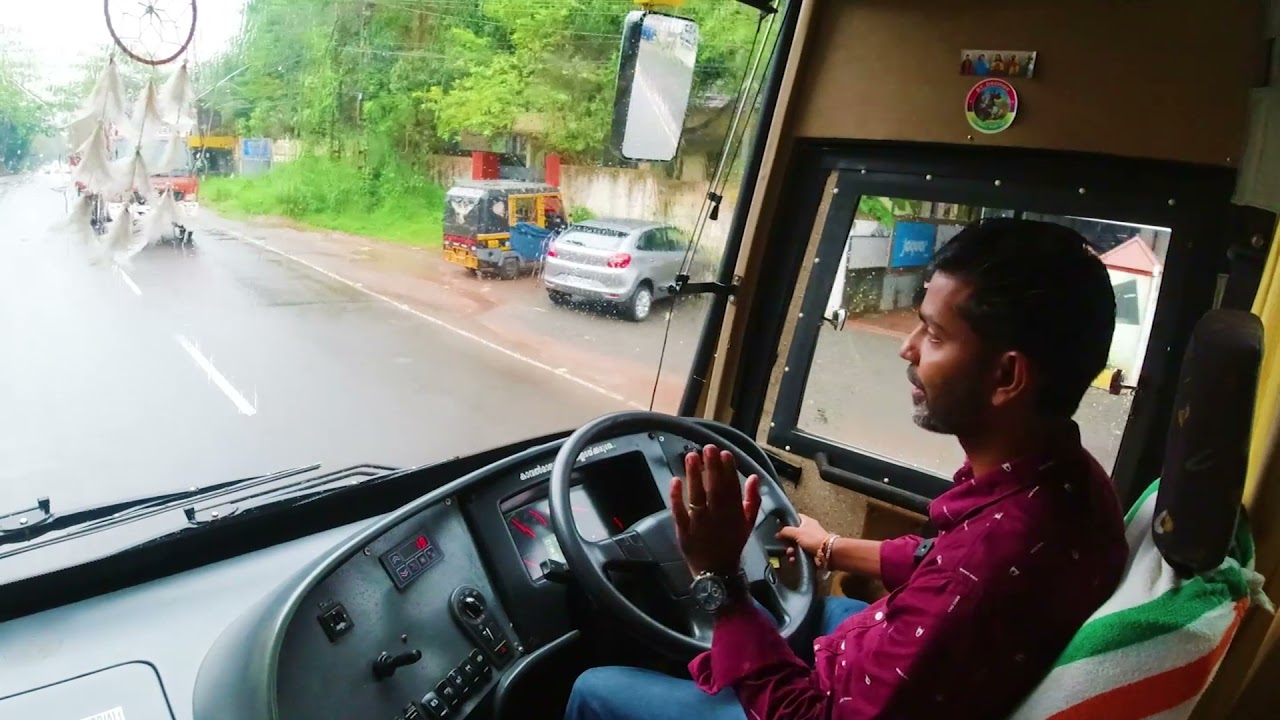 How to Drive a Volvob9r multiaxle bus?
