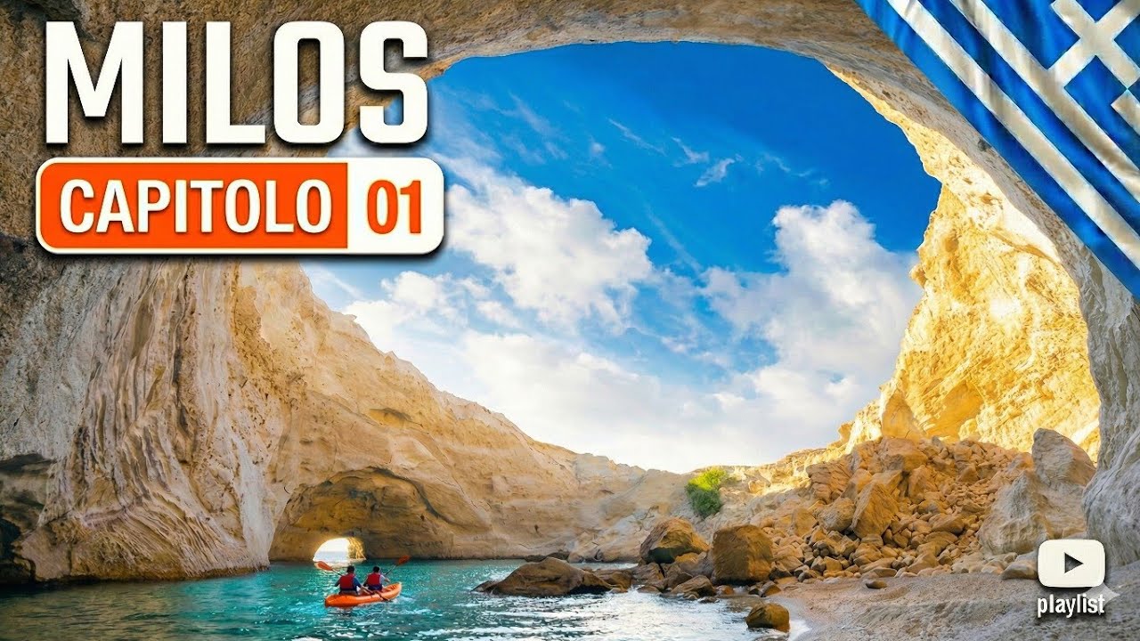 [01] 🇬🇷 Tour di Milos | Firiplaka -  Sikia - Zefiria | Grecia