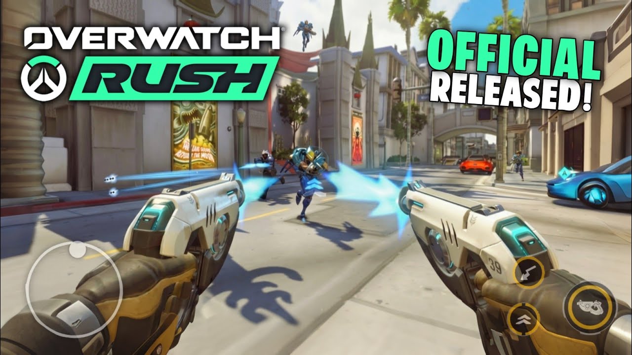 🔥 First Official Overwatch Mobile Game Launched! Overwatch Rush Android/iOS Full Tutorial + Gameplay