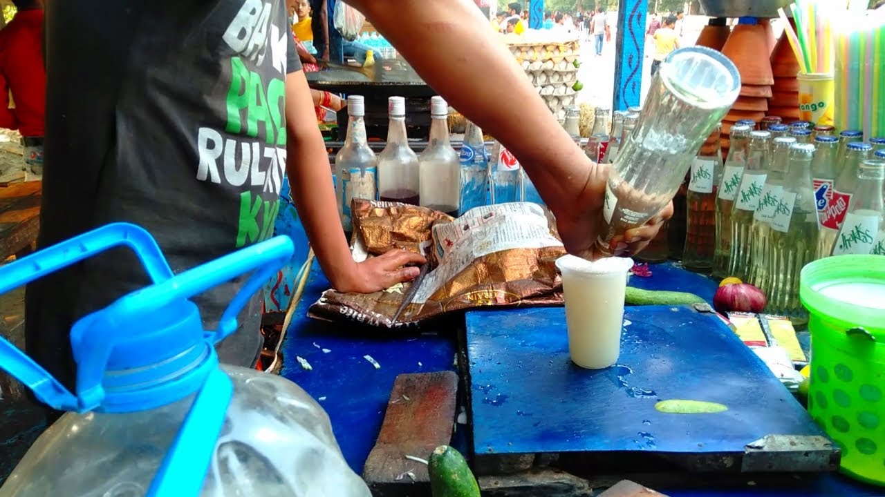 Indian Street Food | Soda Shikanji Kolkata Style