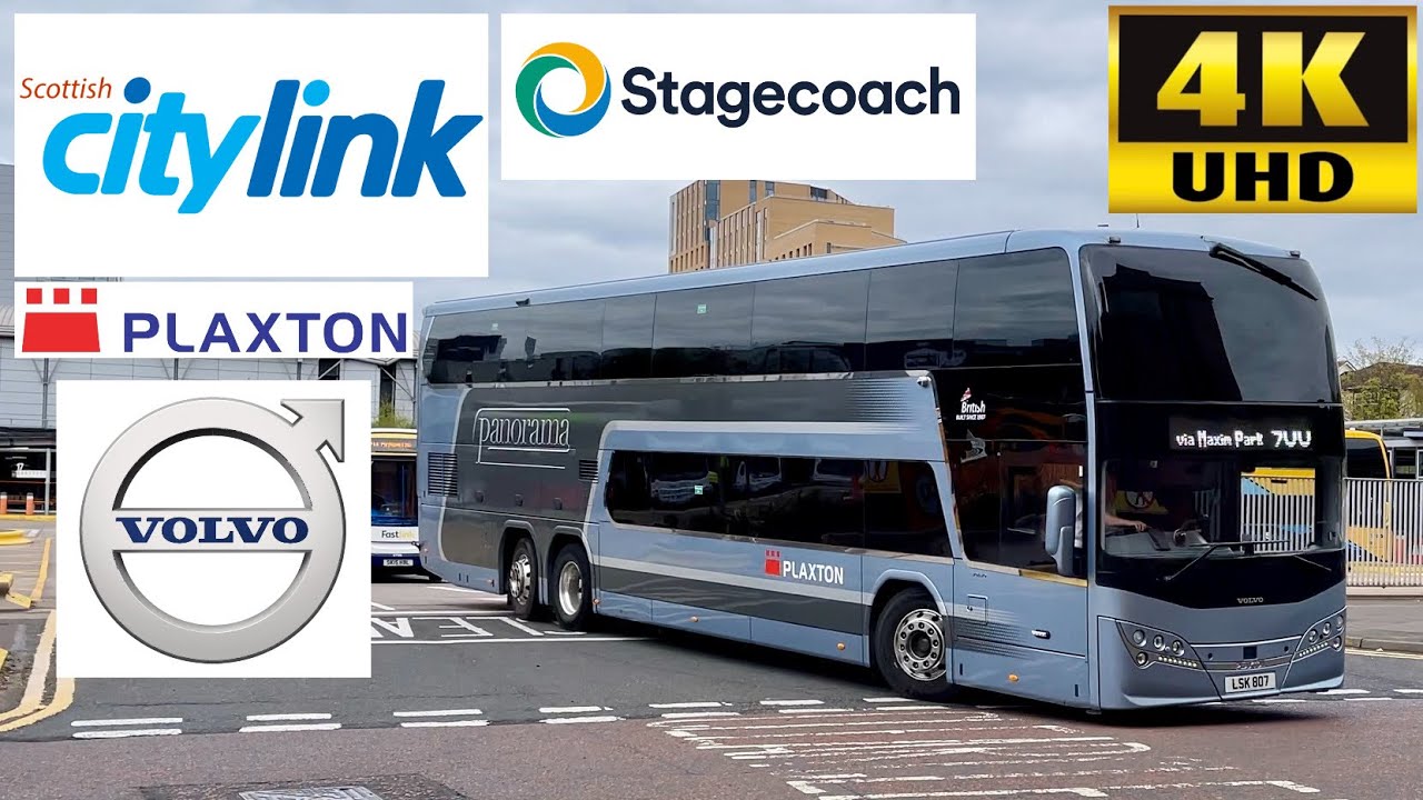 [Scottish Citylink: 900 Edinburgh to Glasgow] Plaxton Panorama Volvo B11RLET Demonstrator (LSK807)