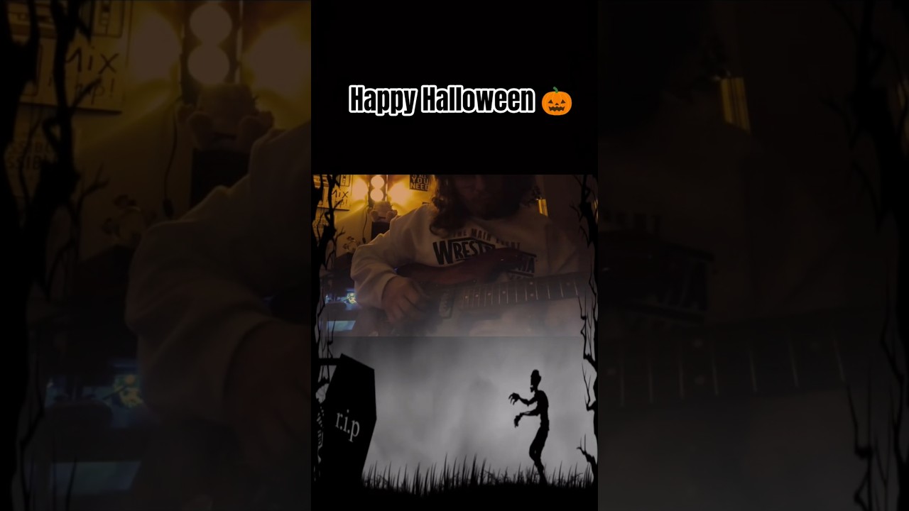 Haunted Halloween Blues SoulfulStratocaster Guitar Solo 