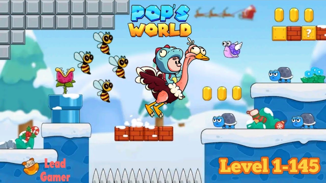 Pop's world - running game | Level 1-145 | #games #gaming #gameplay