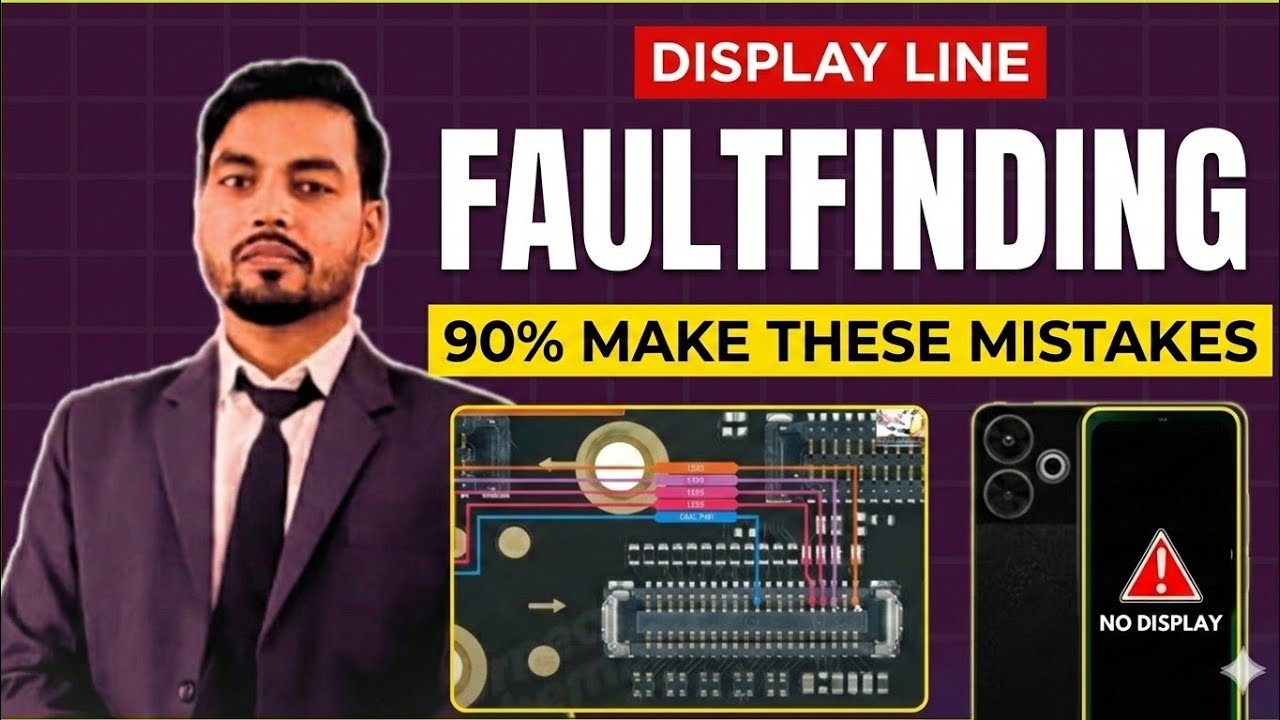 Display Line Faultfinding Step By Step Process  | Smart Mobile Solution 