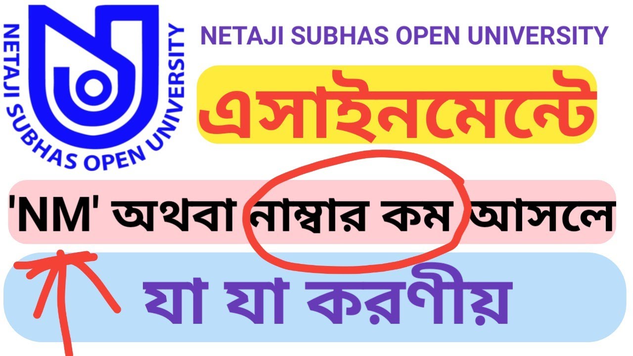 এসাইনমেন্টে NM আসলে যা করনীয় / bdp result 2021 / nsou result 2021 / pg result 2021/  nsou / RESULT