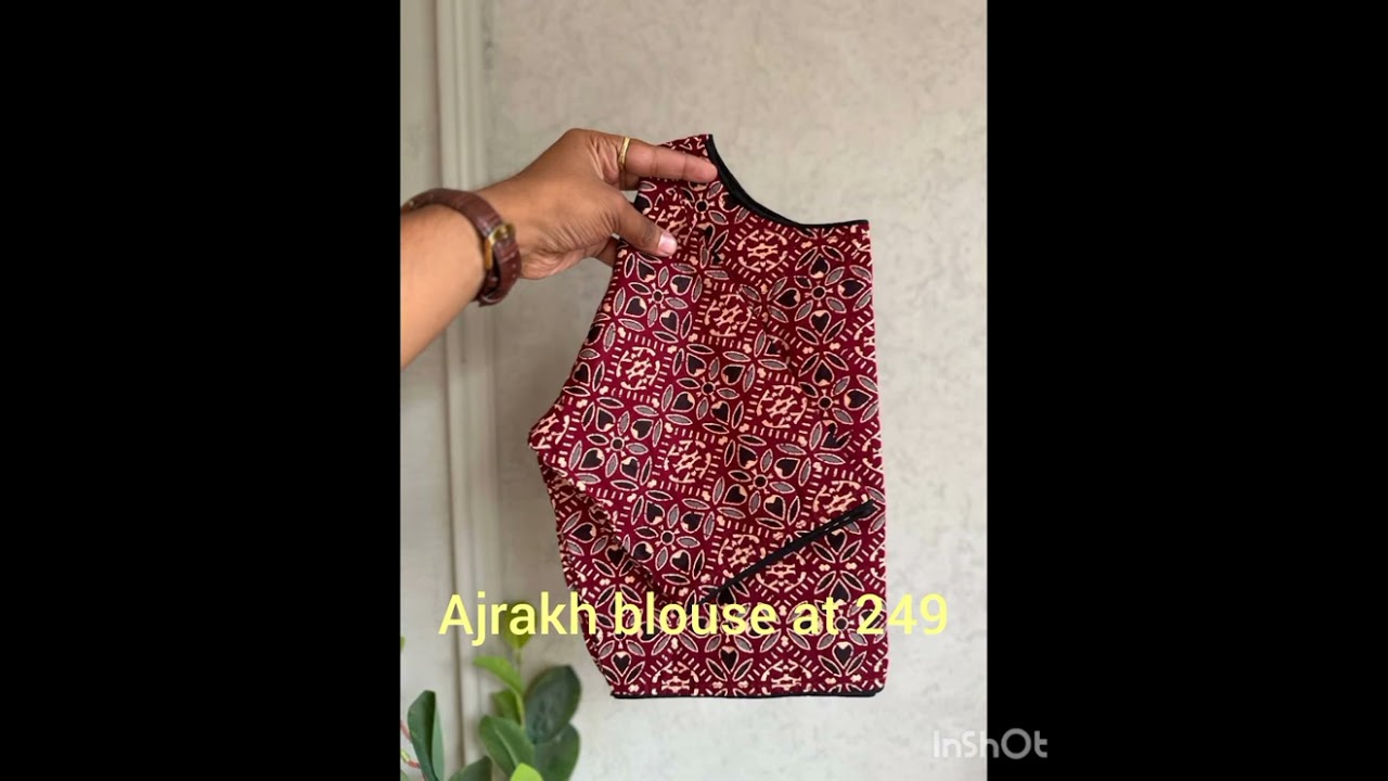 ajrakh blouses join link below description
