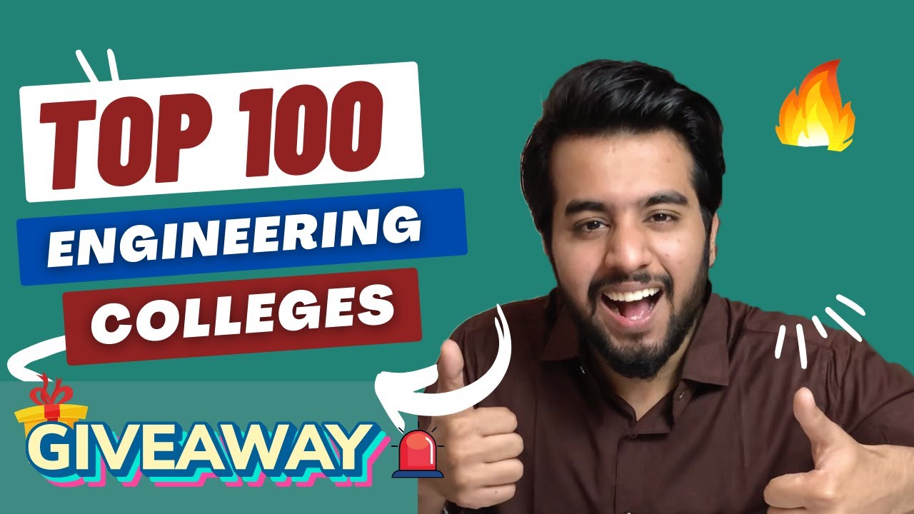 Top 100 Engineering Colleges in INDIA 🇮🇳