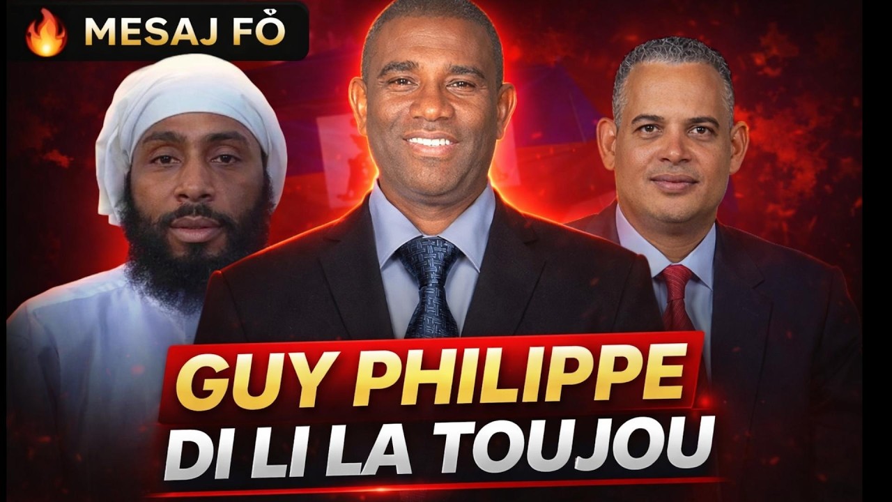 GADON DÈNYE KOU.. MEN ekip, GUY PHILIPPE MET PYEL ATÈ WANAMENT..REVOLISYON AN PA KANPE/Esdras