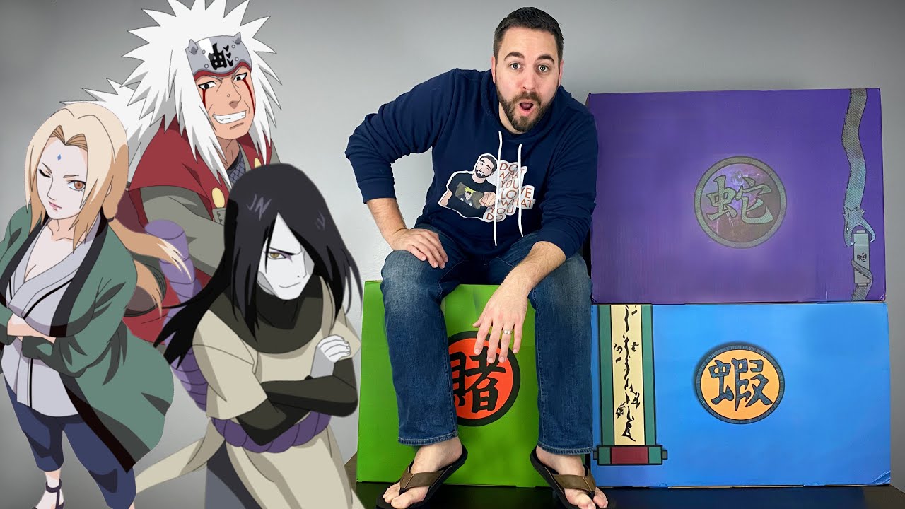 MASSIVE 😳 3 Statue UNBOXING! The Legendary Sannin: Jiraiya Tsunade & Orochimaru ł Made by STR