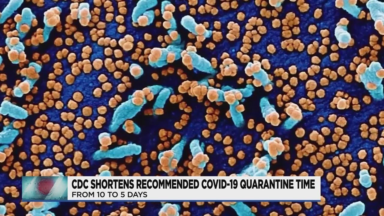 CDC changes isolation time from 10 to 5 days for positive COVID-19 test
