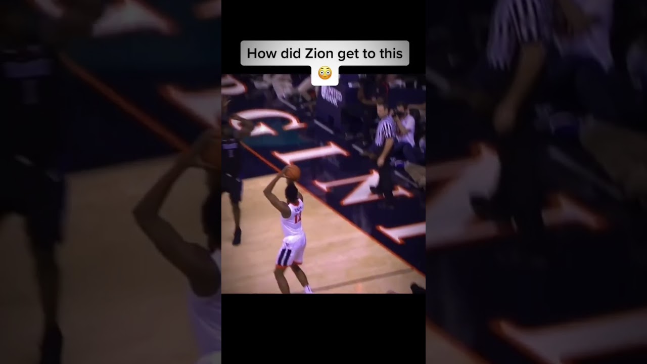 🤯 #ballislife #bball #basketball #hoops #nba #block #zionwilliamson#vertical #highjump#unbelievable
