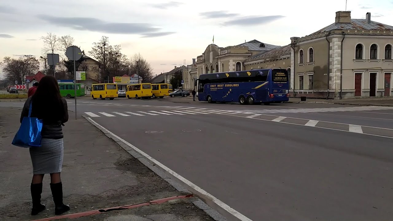 Дрогобич 2021: вулиця Стрийська, залізничний вокзал, автостанція