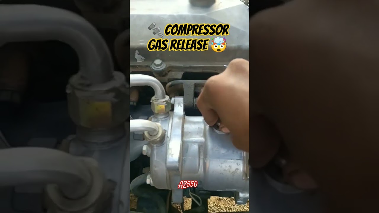 🤯How to release ac compressor gas🤔#ac compressor replacement#shorts #youtube #ytshorts #shortsviral